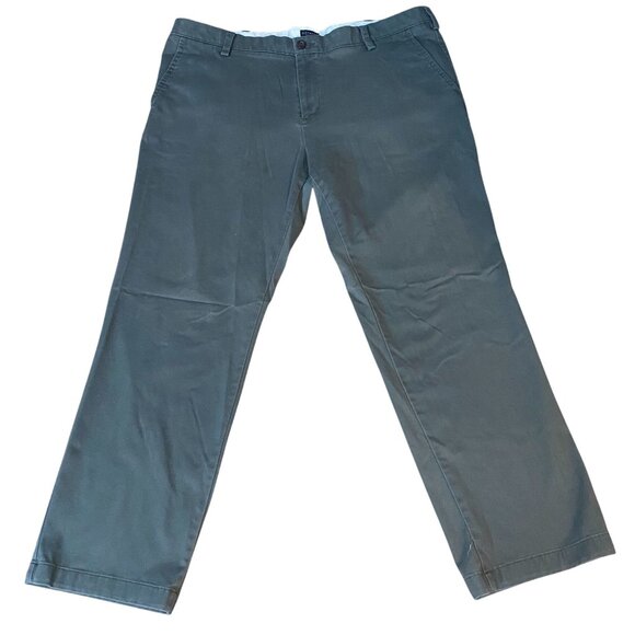 Dockers Men's Chinos Pants 40x30 Straight Fit Gray Green - Picture 1 of 7